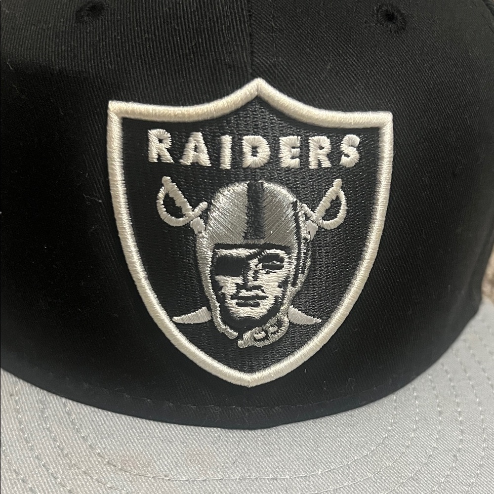 Raiders Black and Gray snapback